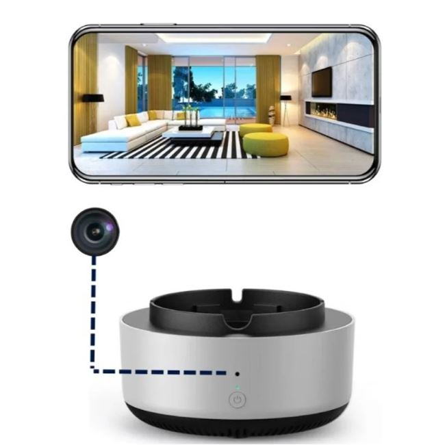 Κρυφή Κάμερα Σταχτοδοχείο καπνού