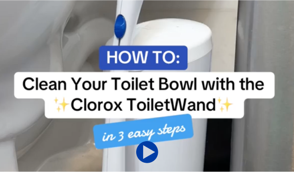 How to Clean Your Toilet Bowl with the Clorox Toilet Wand