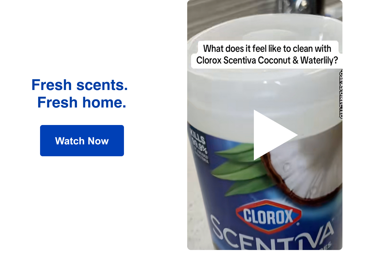 Fresh scents Fresh home. Watch Now