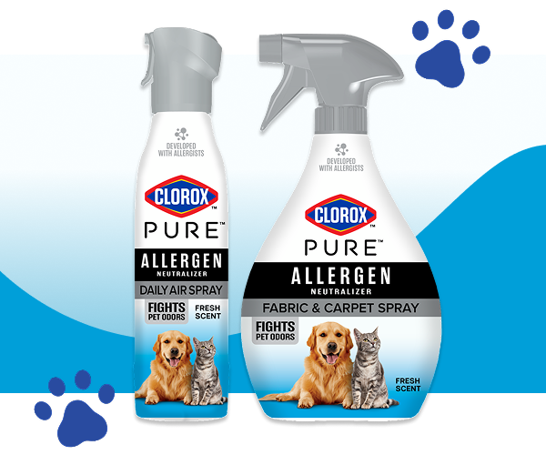 Clorox PURE Allergen Neutralizer fabric spray and air spray
