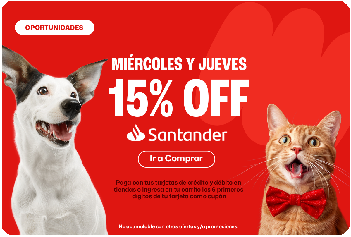 15% OFF con Santander