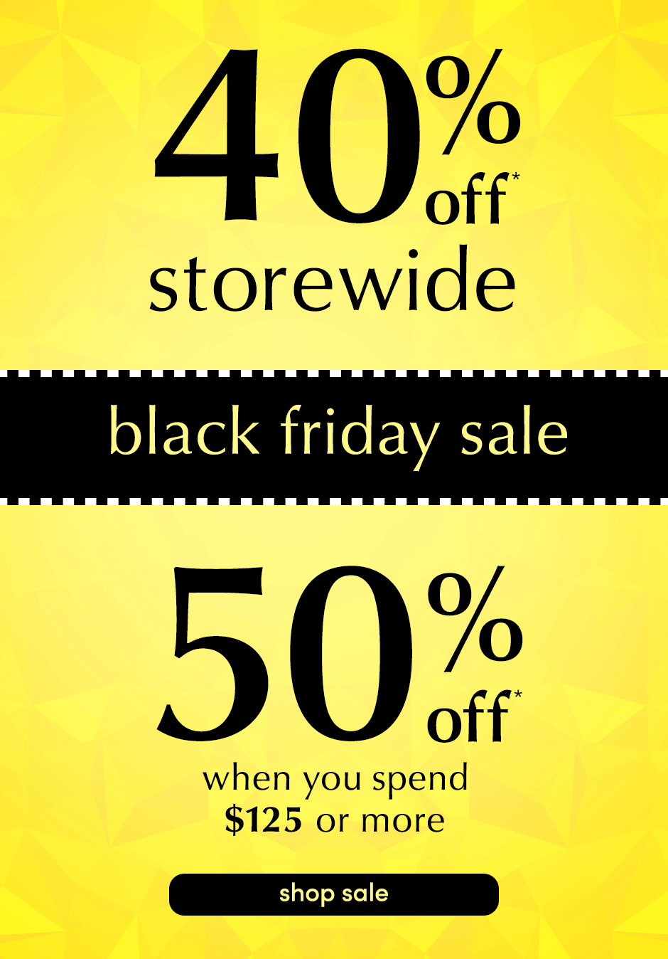 40% Off Storewide