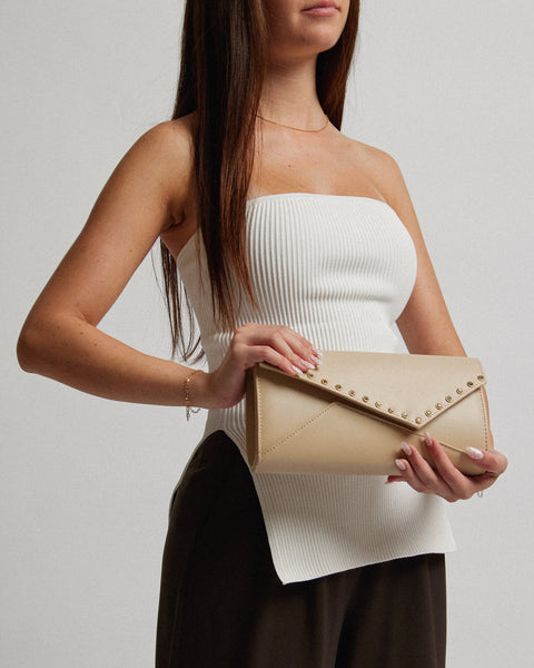 Image of Natural Maribel Clutch Bag