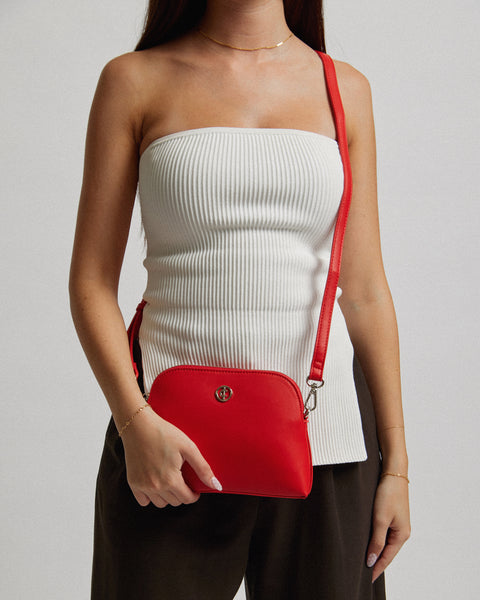 Image of Red Jamari Crossbody Bag