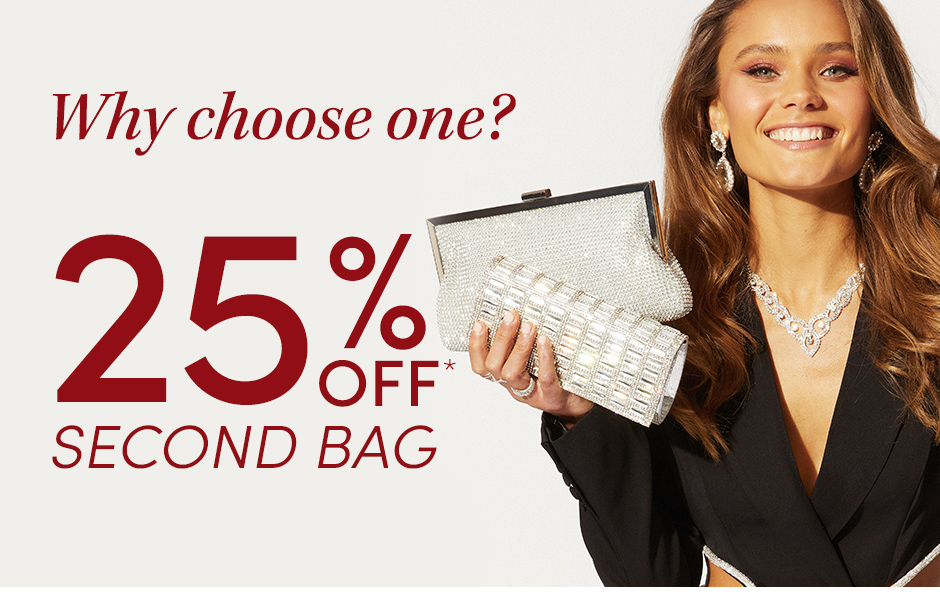 25% off second bag
