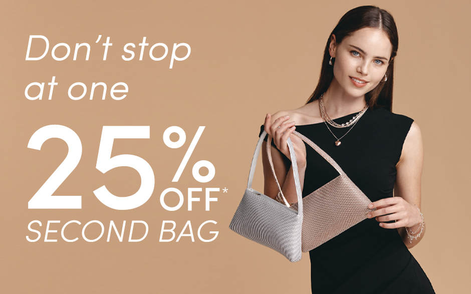 25% off second bag