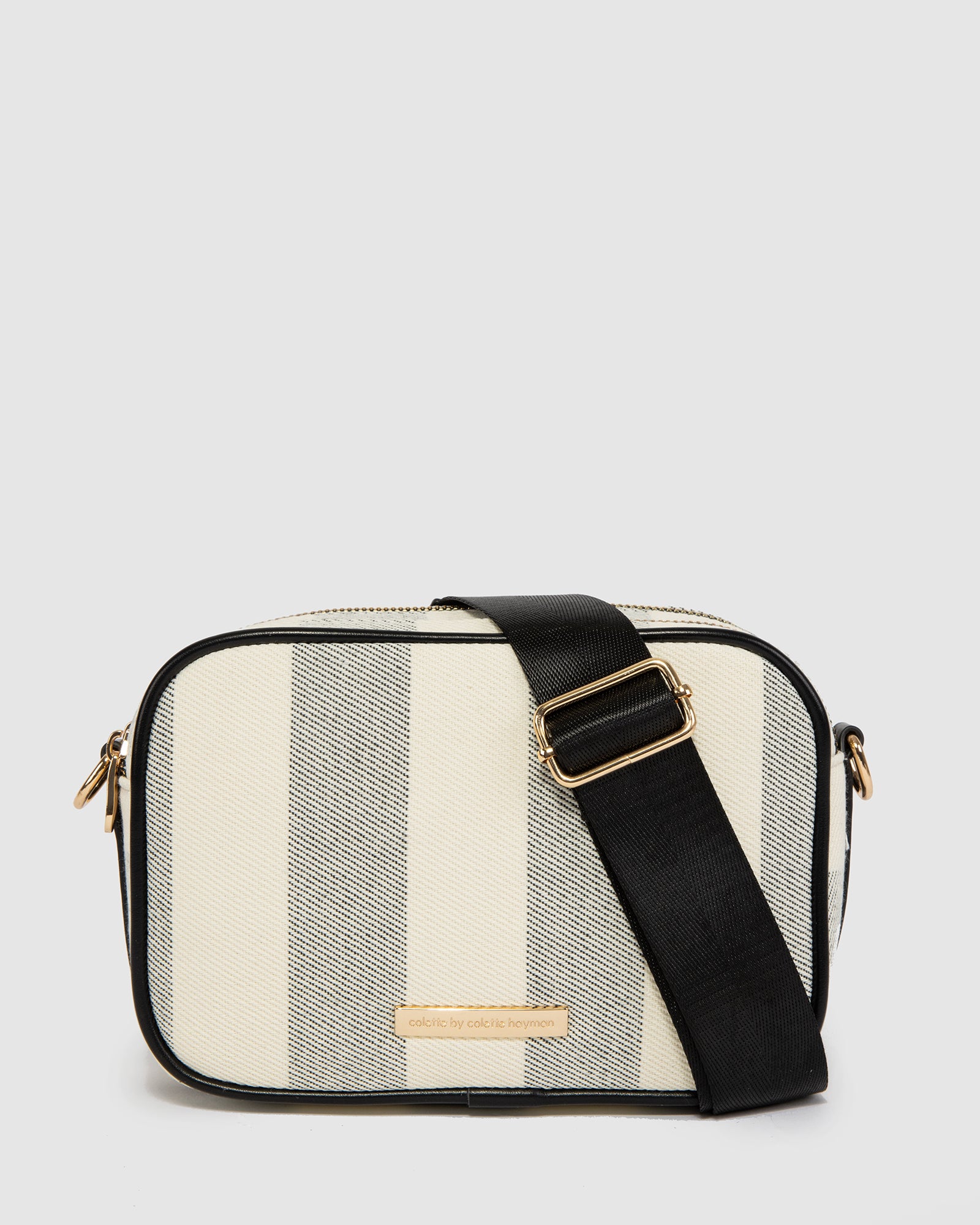 Image of Black Selina Canvas Crossbody