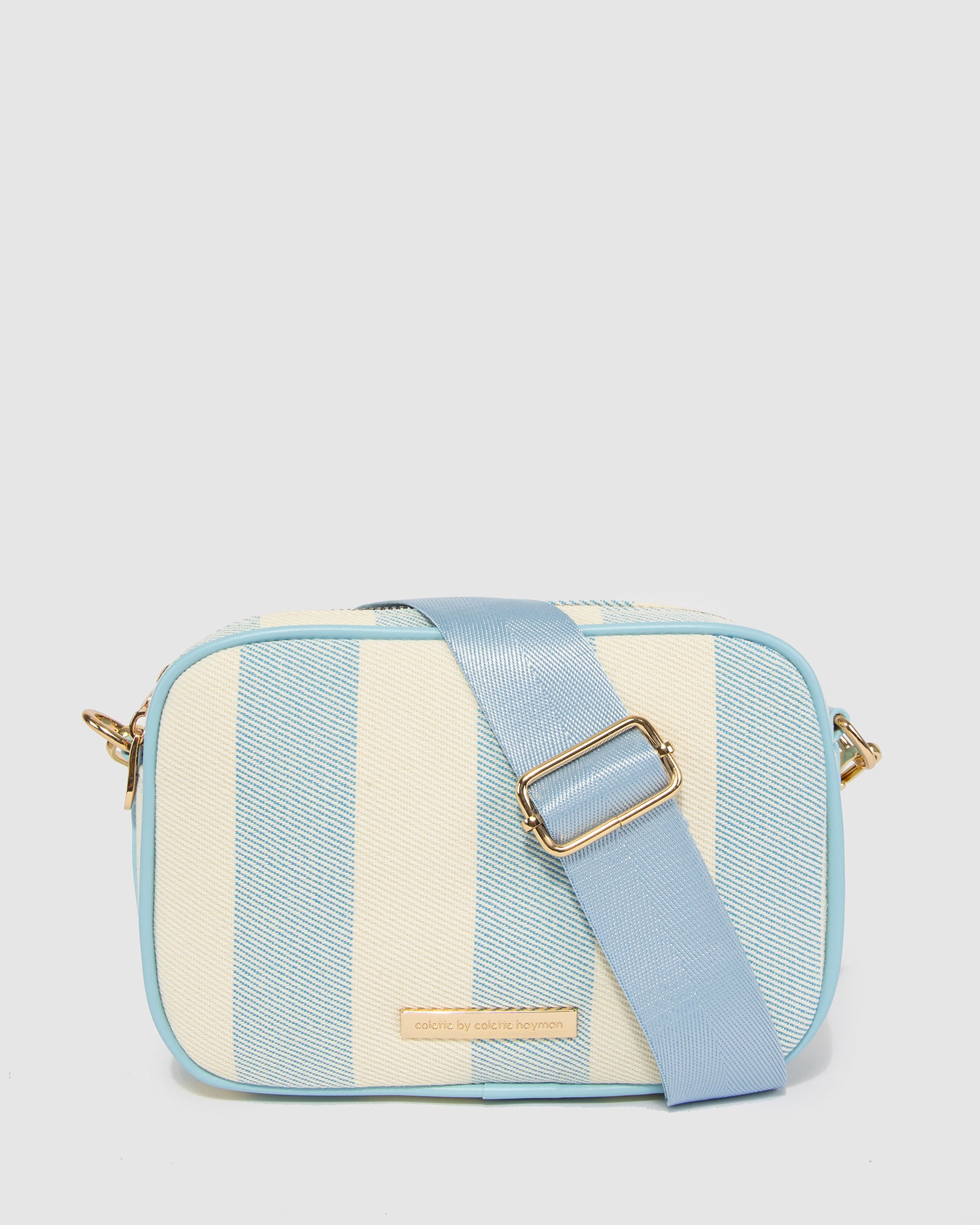 Image of Blue Selina Canvas Crossbody