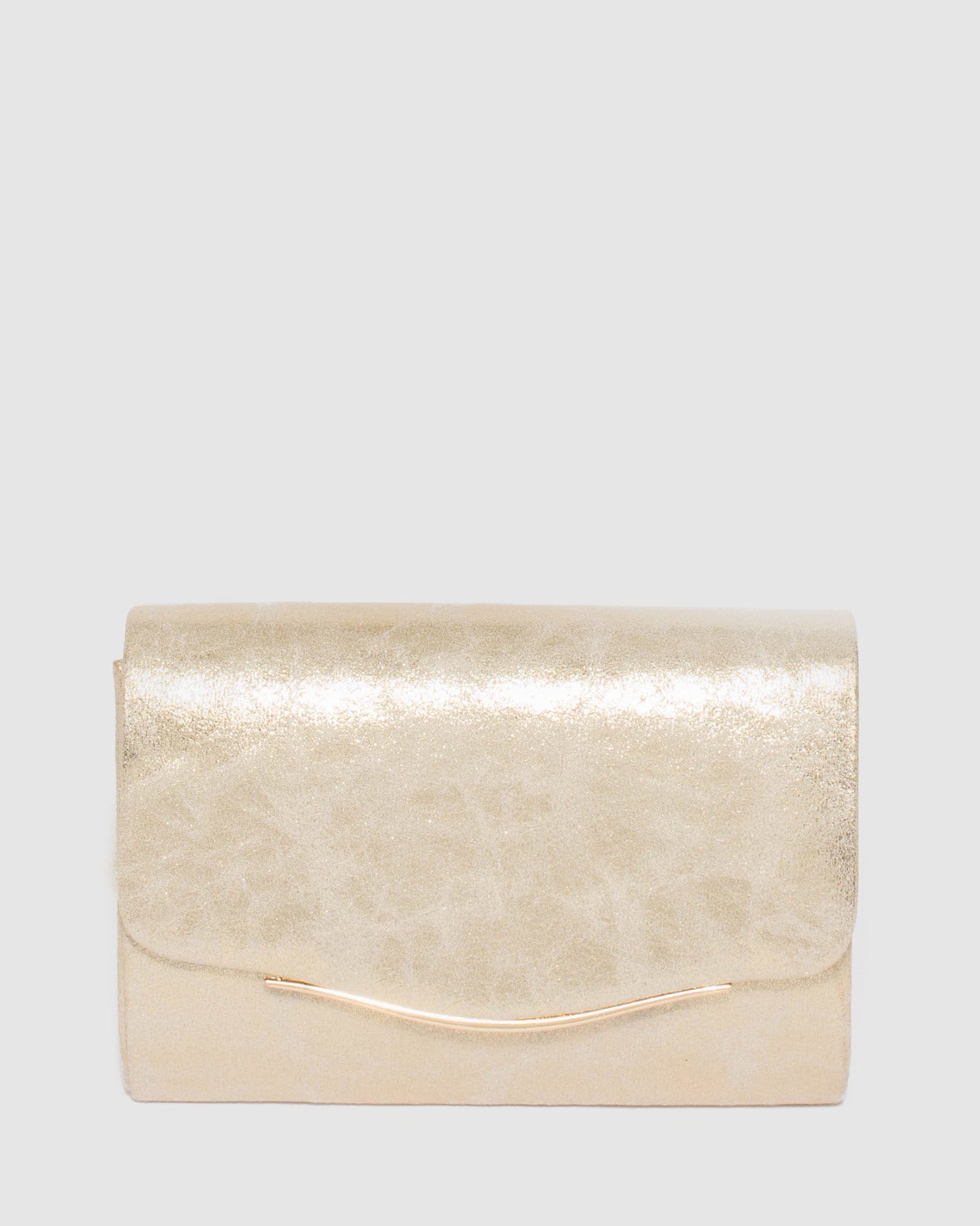 Image of Gold Adele Evening Clutch Bag