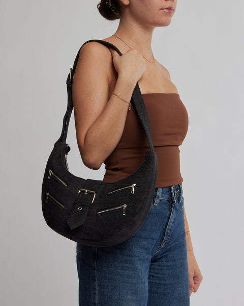 Image of Polly Denim Shoulder Bag