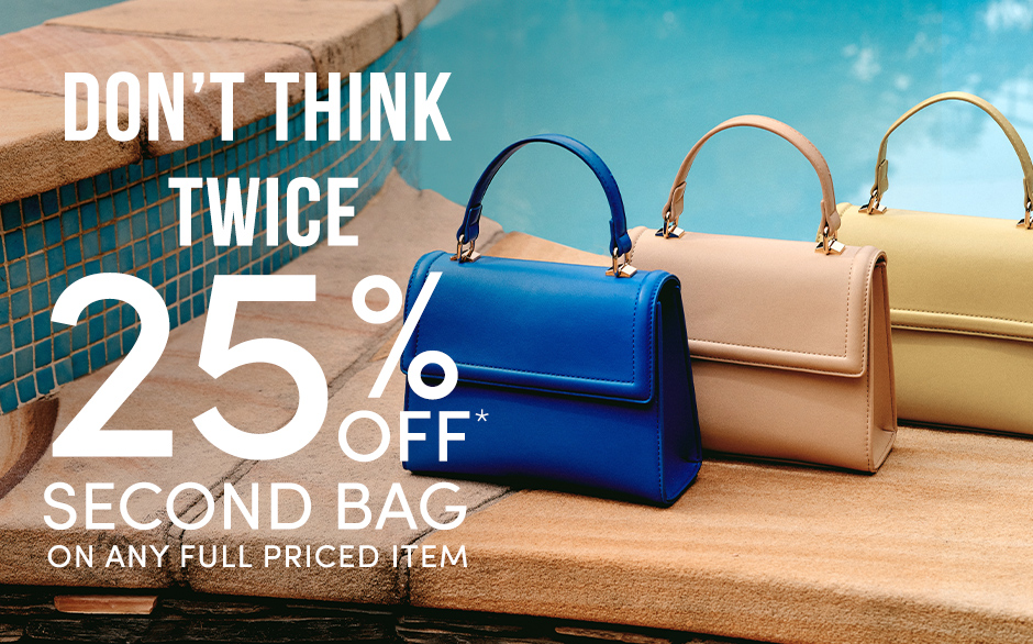 25% off second bag