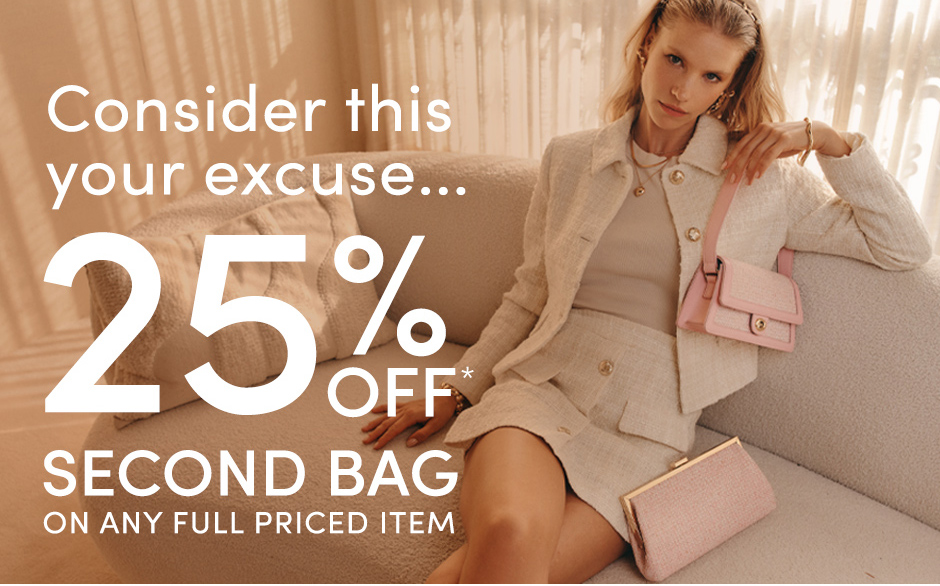 25% off second bag