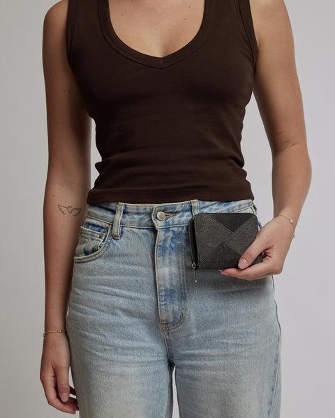 Image of Denim Chrissy Denim Wallet