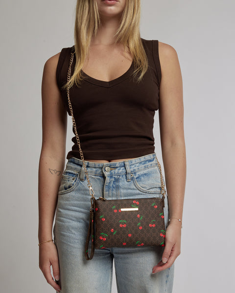 Image of Print Peta Embroidery Wristlet