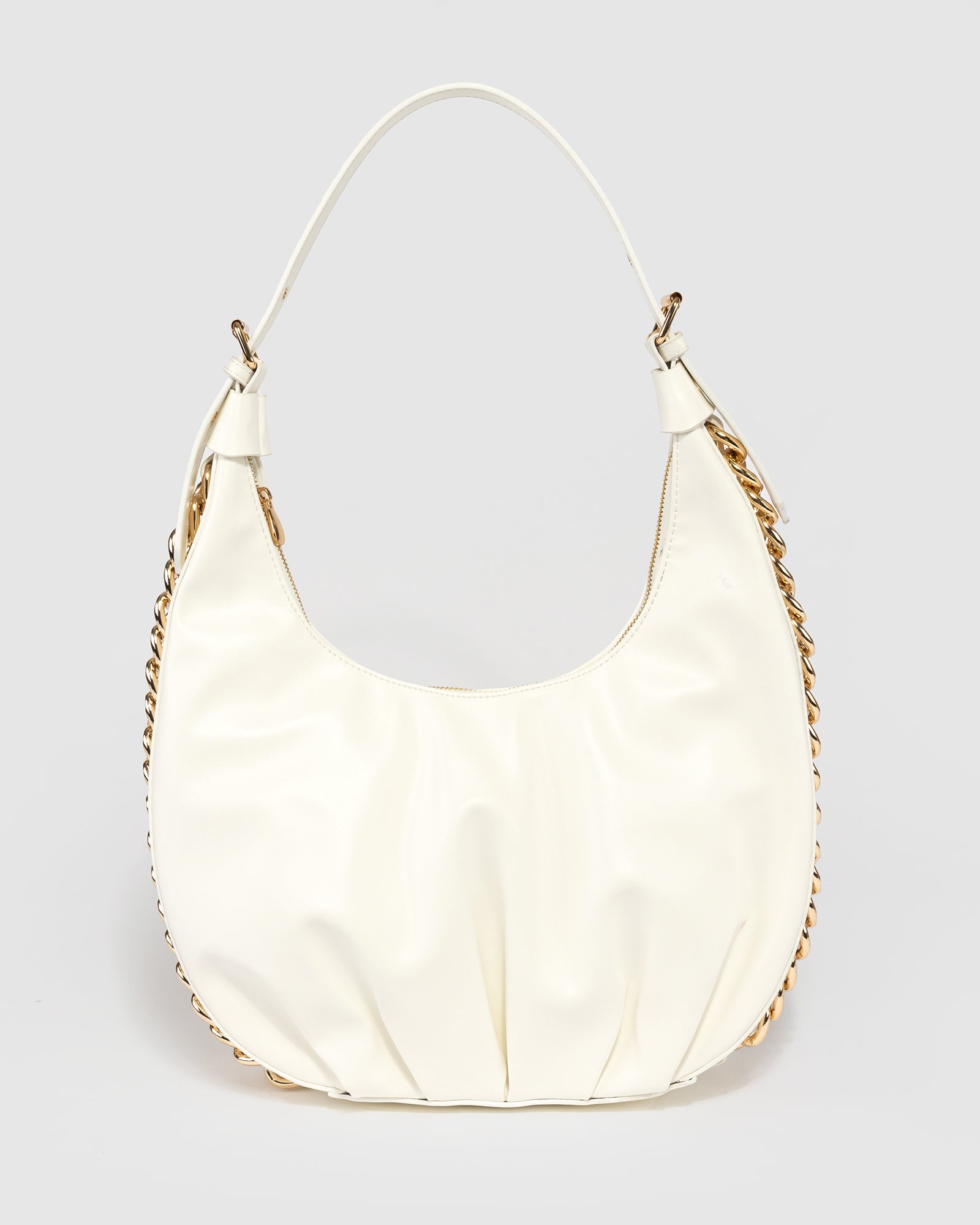 Image of White Becky Chain Shoulder