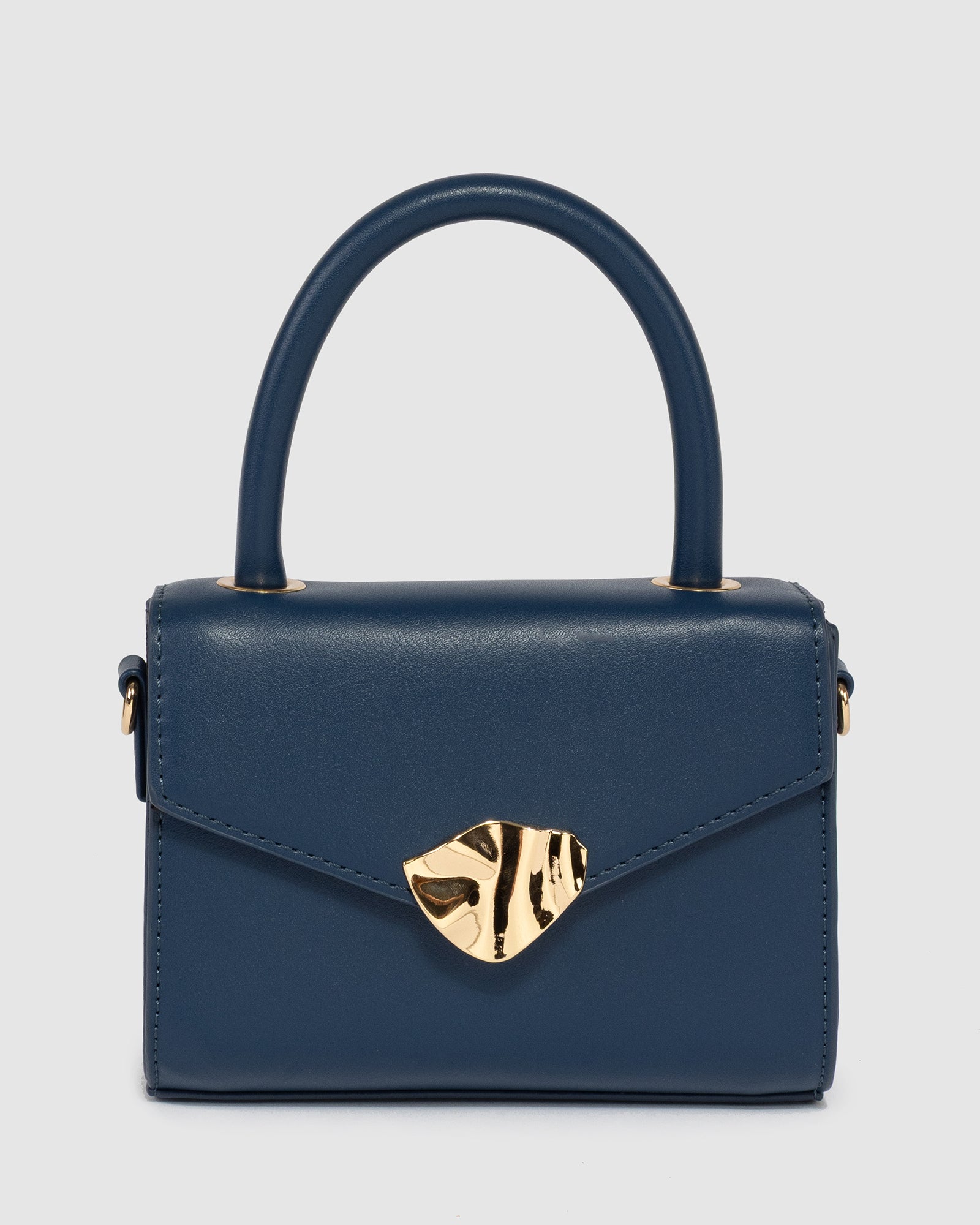 Image of Blue Kiki Clasp Mini Bag