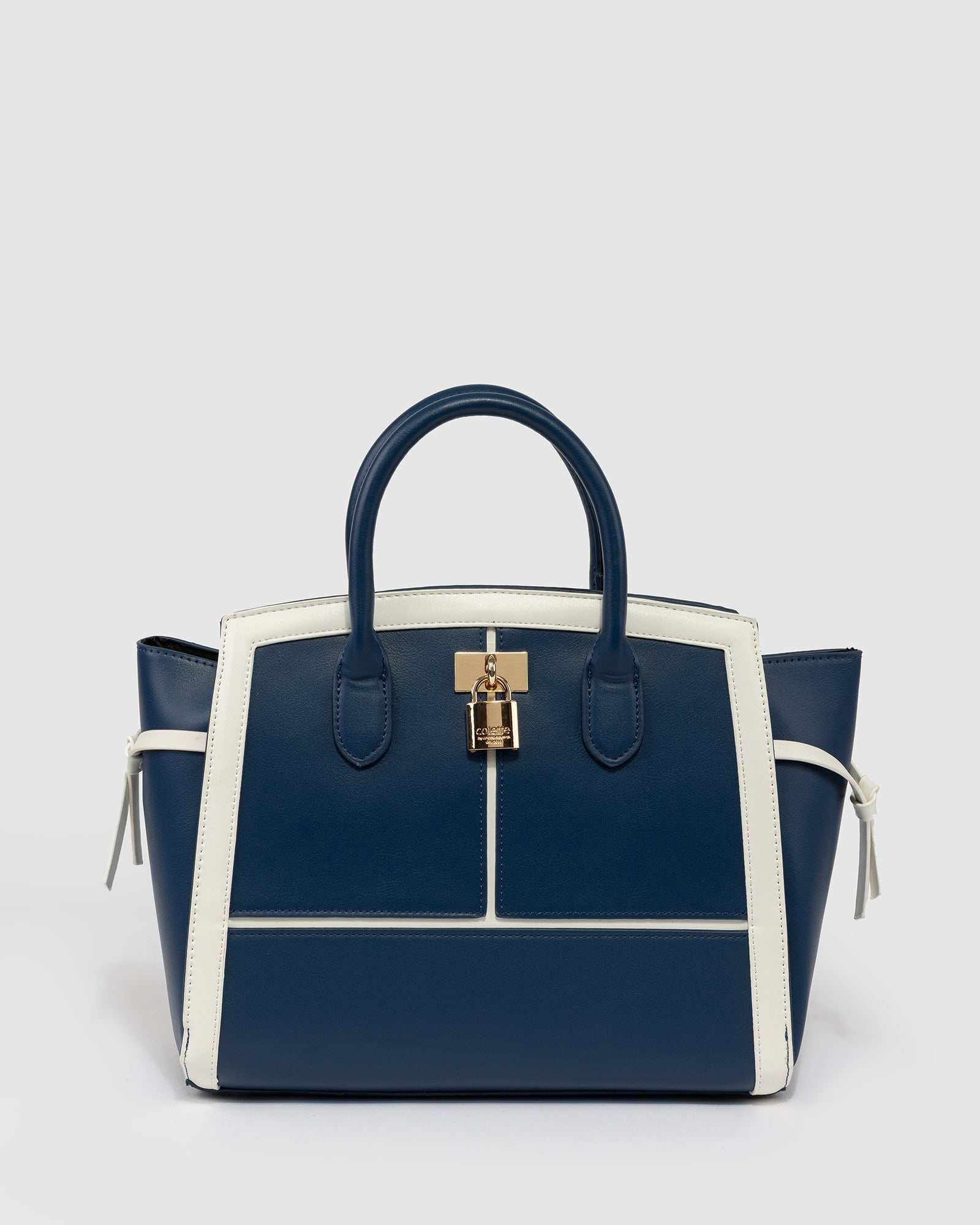 Image of Blue Elora Lock Tote