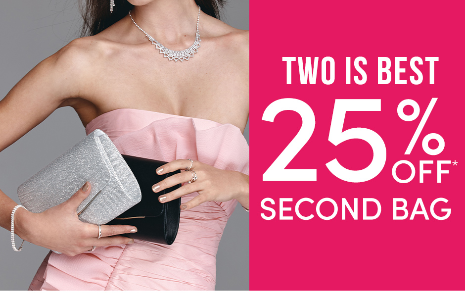 25% off second bag