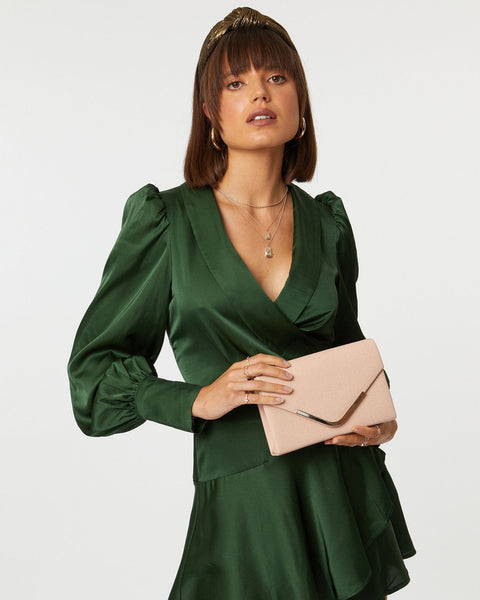 Image of Pink Lila Envelope Clutch Bag