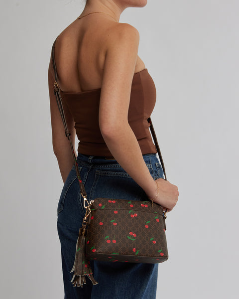 Image of Print Karen Crossbody Bag