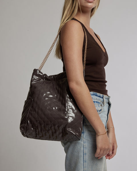 Image of Grey Zara Slouch Quilt Tote