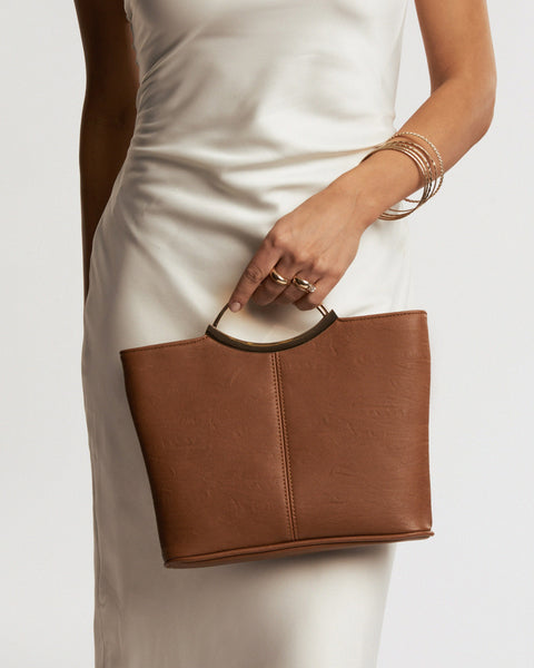 Image of Tan Jessie Clutch Bag