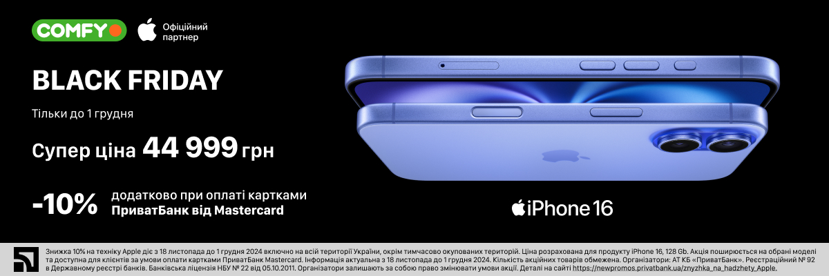 10% на Apple з MasterCard Приват