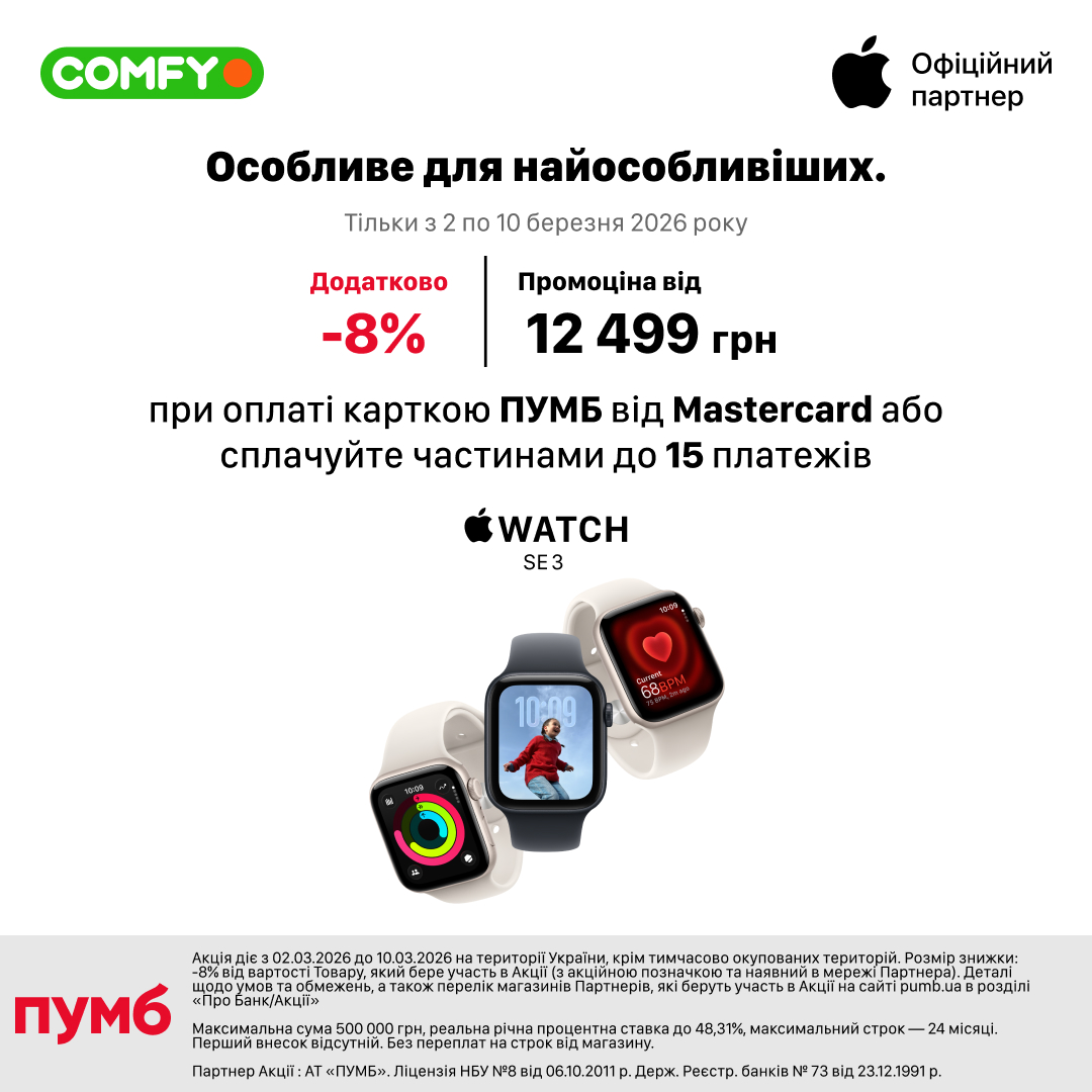 -8% на товари Apple