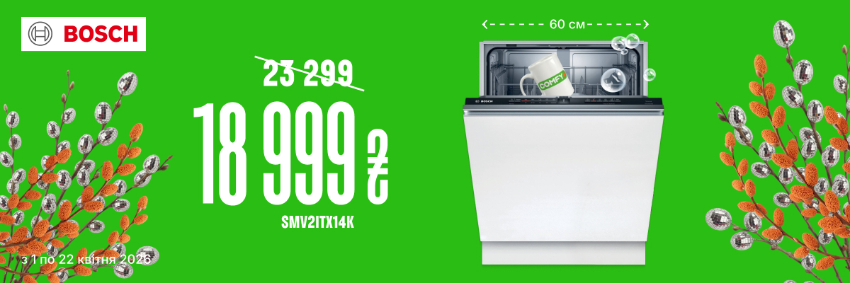 Посудомийна машина вбудована Bosch