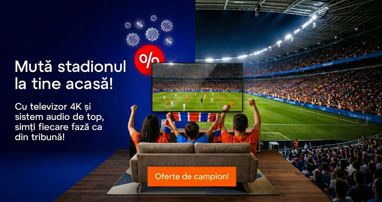 Cel mai bun spectacol e chiar la tine pe canapea!