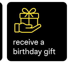 Receive a Bday gift