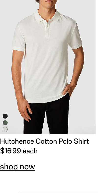 Hutchence Cotton Blend Polo Shirt
