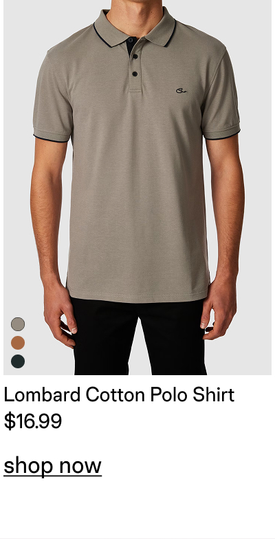 Lombard Cotton Blend Polo Shirt