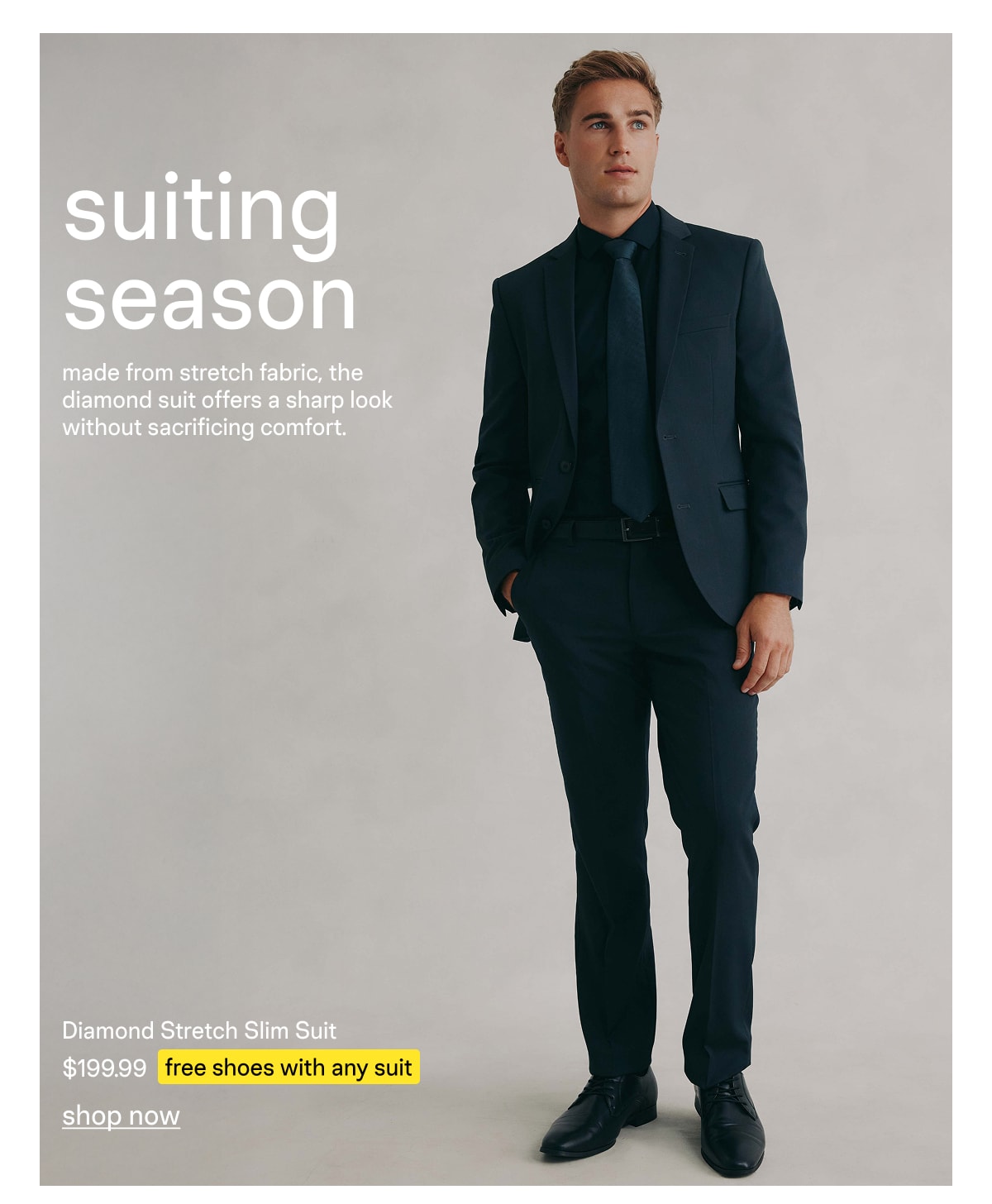 Diamond Stretch Slim Suit