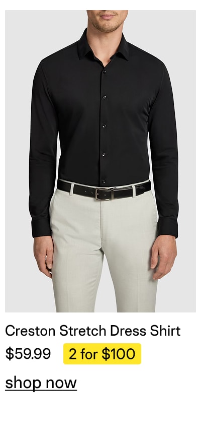 Creston Super Stretch Slim Dress Shirt