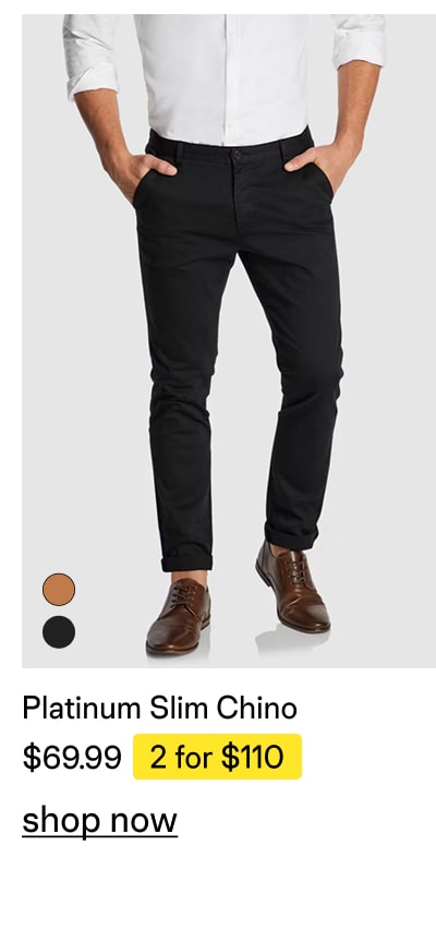 Platinum Slim Stretch Chino