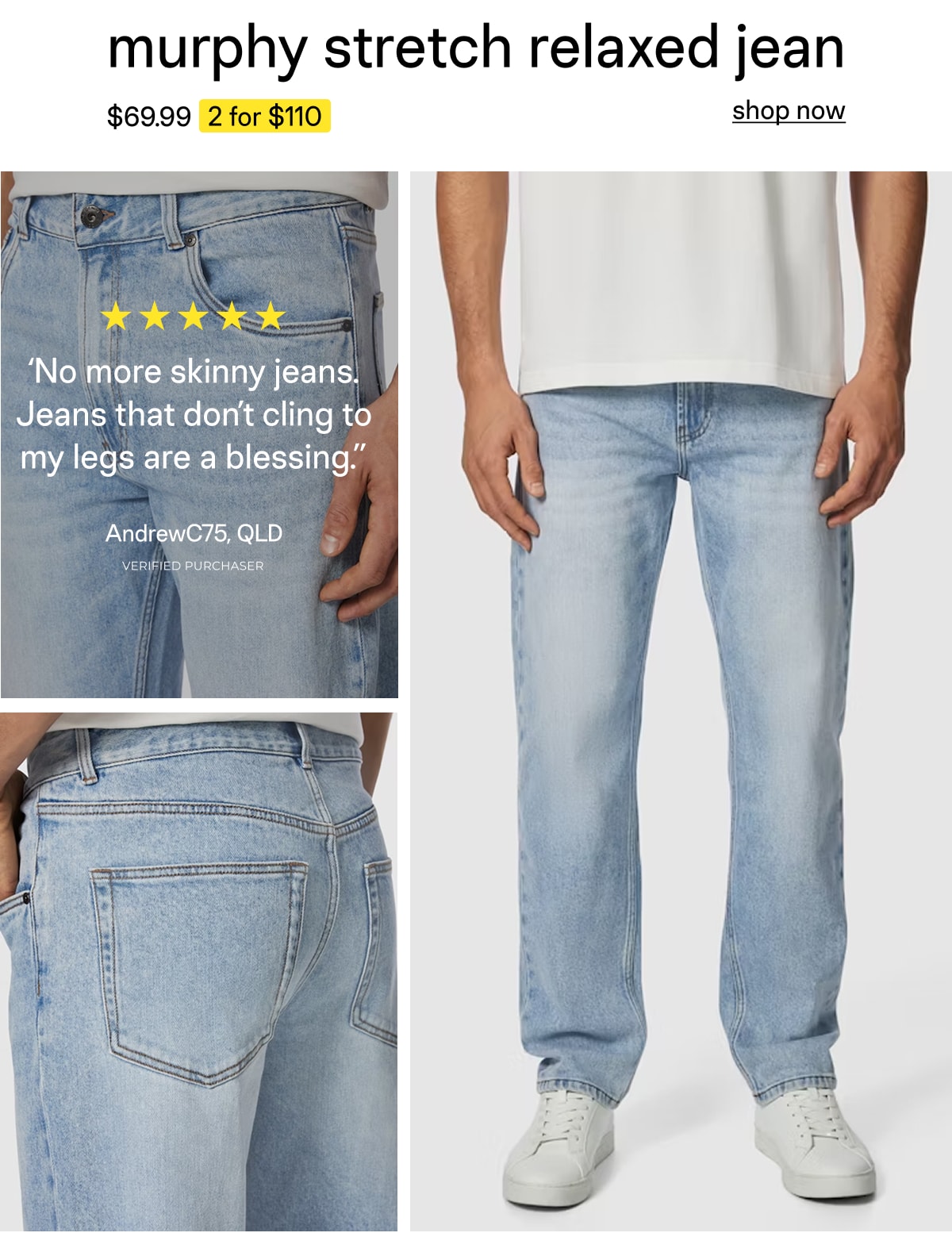 Murphy Stretch Relaxed Jean