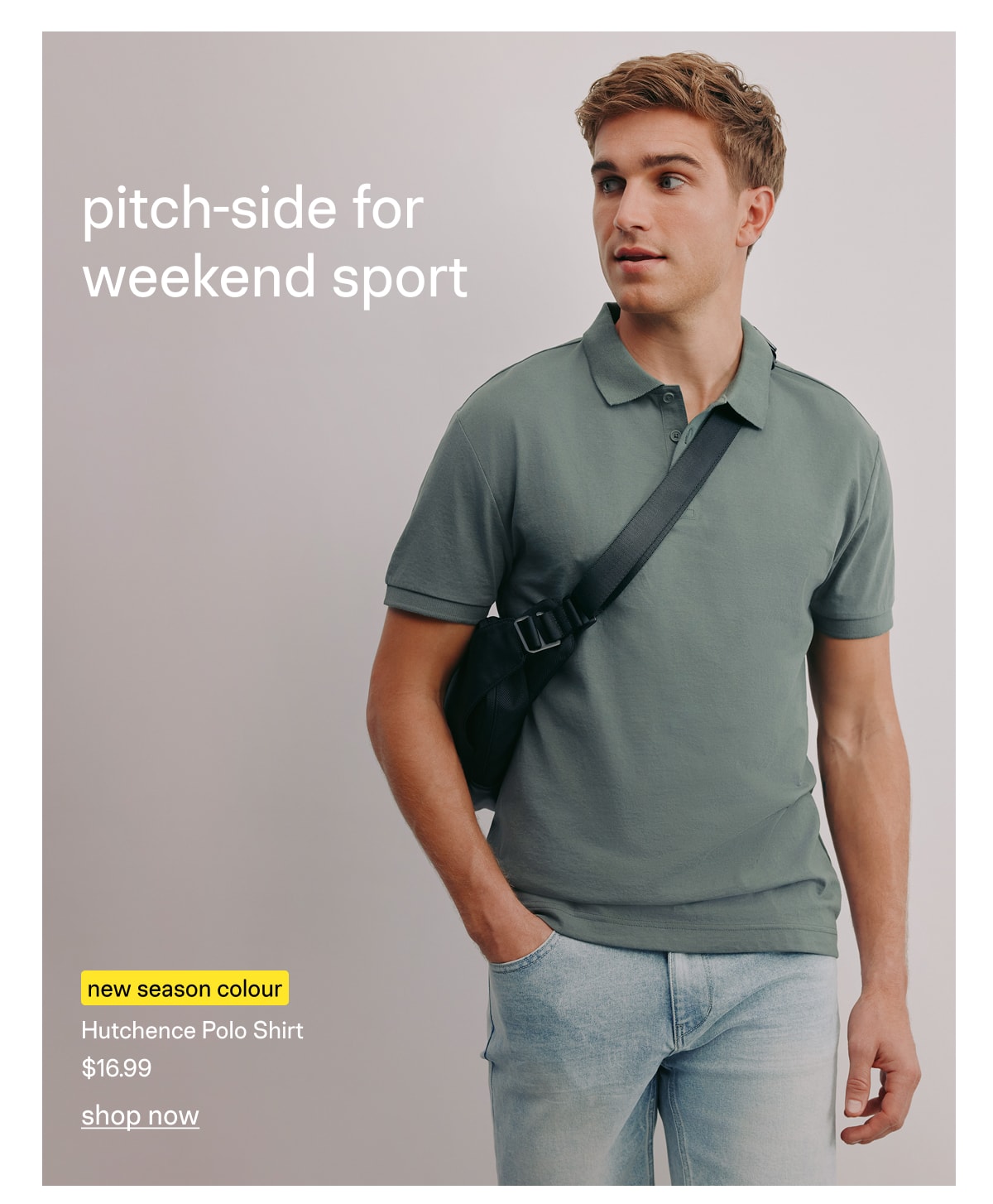 Hutchence Cotton Blend Polo Shirt