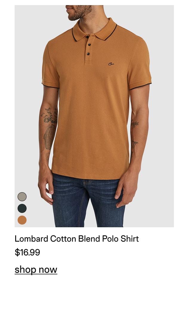 Lombard Cotton Blend Polo Shirt