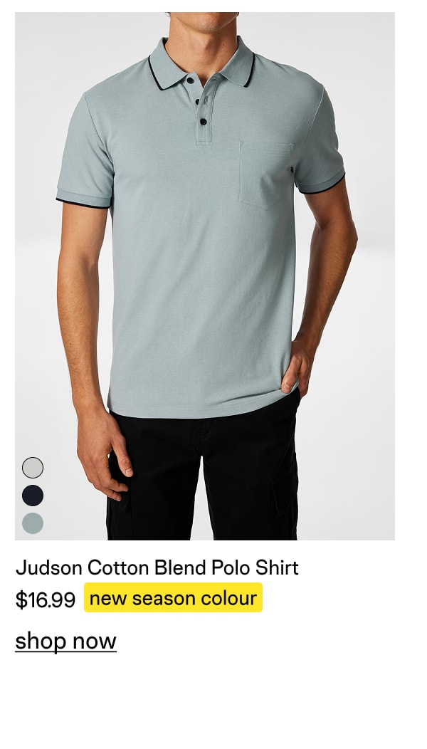 Judson Cotton Blend Polo Shirt