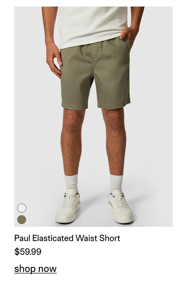 Paul Elasticated Waist Short