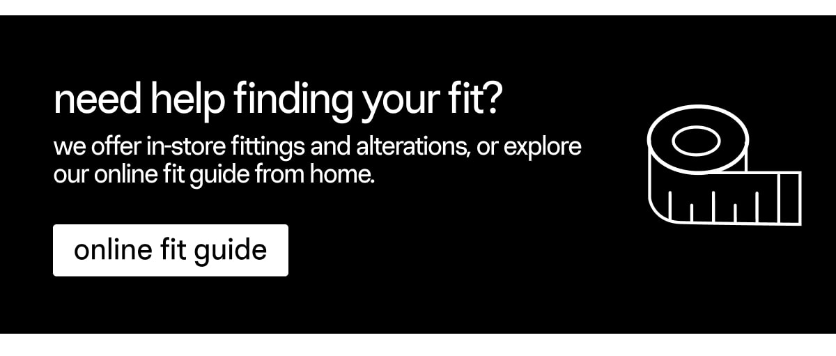 Suit Fit Guide