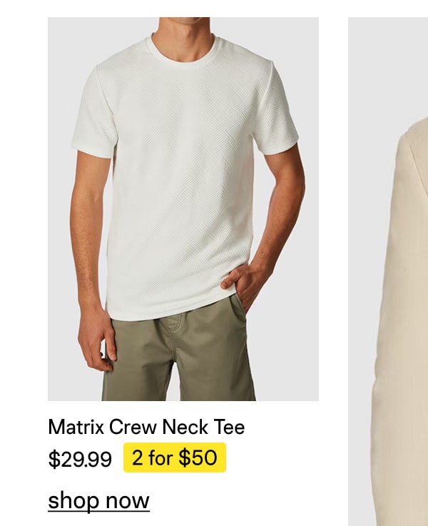 Matrix Crew Neck Tee