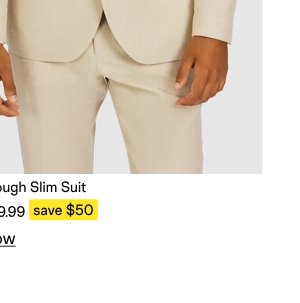 Scarborough Slim Suit
