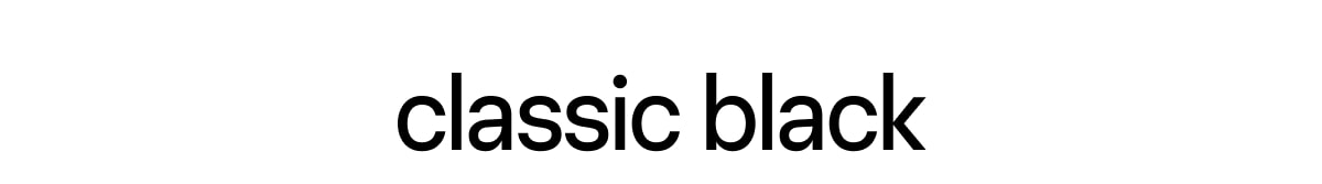 Classic Black