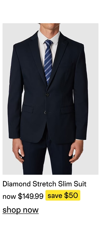Diamond Stretch Slim Suit