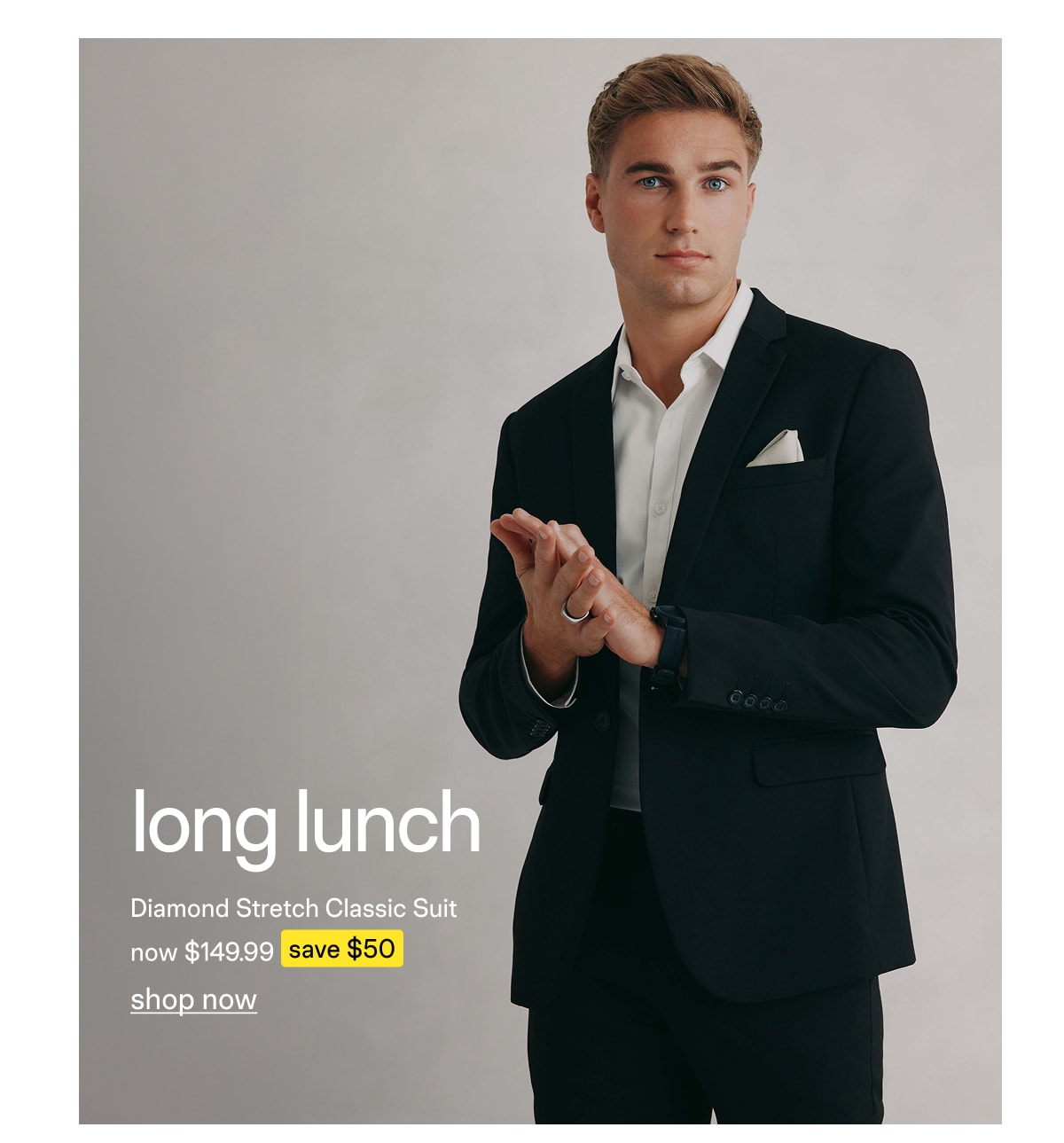 Diamond Stretch Classic Suit