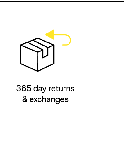 365 days returns & exchanges