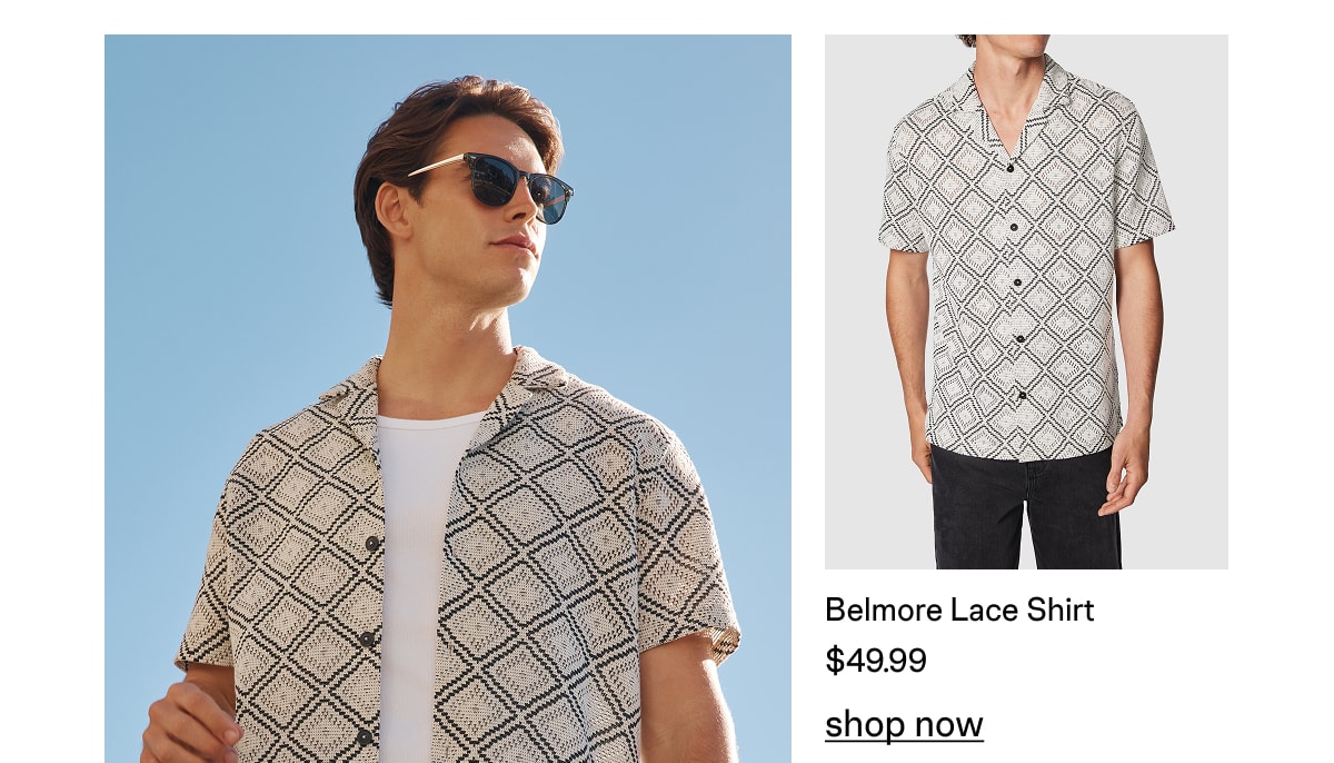 Belmore Lace Short Sleeve Shirt