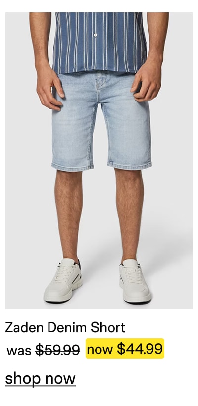Zaden Denim Short